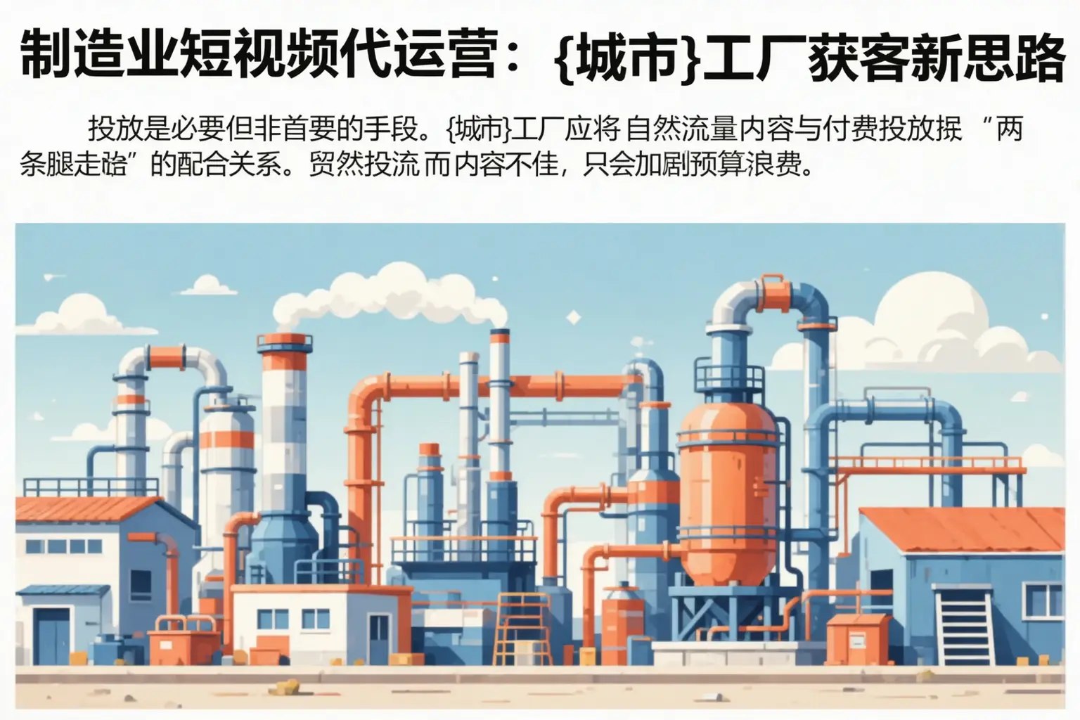 制造业短视频代运营:灵山工厂获客新思路